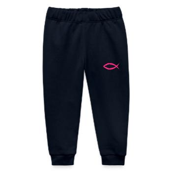 Fisch Christentum Symbol Religion Kirche Rosa - Baby Organic Jogginghose Baby Tumbler von Stanley/Stella - Navy - Vorne
