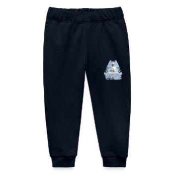 buddha 1 - Baby Organic Jogginghose Baby Tumbler von Stanley/Stella - Navy - Vorne