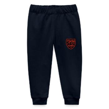 Angling - Baby Organic Sweatpants by Stanley/Stella - navy - Front