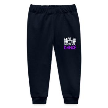 Tanzen - Baby Organic Jogginghose Baby Tumbler von Stanley/Stella - Navy - Vorne