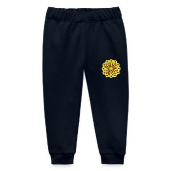 Gazanien Blüte Sonnenblume Margeriten Gazanie - Baby Organic Jogginghose Baby Tumbler von Stanley/Stella - Navy - Vorne