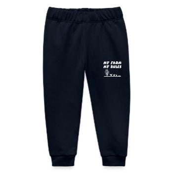 Farm - Baby Organic Sweatpants by Stanley/Stella - navy - Front