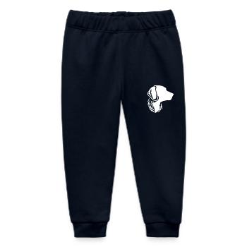 Hundeportrait für stolze Hundebesitzer - Baby Organic Jogginghose Baby Tumbler von Stanley/Stella - Navy - Vorne