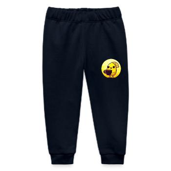 Caffeine sunset with lemon and coffee - Baby Organic Sweatpants by Stanley/Stella - navy - Front