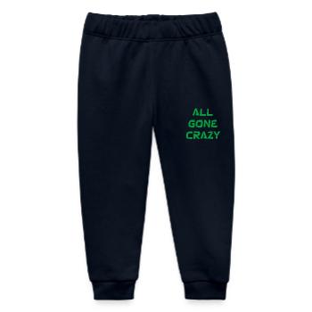 all gone crazy - Baby Organic Jogginghose Baby Tumbler von Stanley/Stella - Navy - Vorne