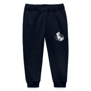 Berg Mountainbiker Schlamm Spritzer Abfahrt - Baby Organic Jogginghose Baby Tumbler von Stanley/Stella - Navy - Vorne