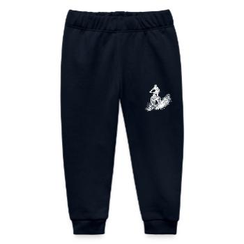 Radfahrer Schlamm Berg Abfahrt - Baby Organic Jogginghose Baby Tumbler von Stanley/Stella - Navy - Vorne