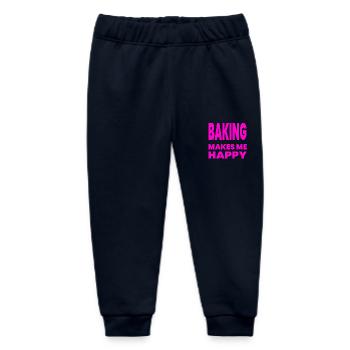 Bake - Baby Organic Sweatpants by Stanley/Stella - navy - Front