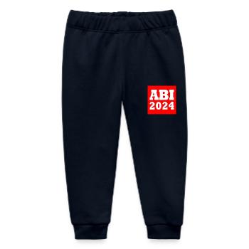 Abi 2024 - Baby Organic Jogginghose Baby Tumbler von Stanley/Stella - Navy - Vorne