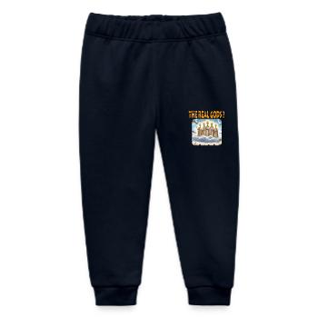 The real gods? - Baby Organic Sweatpants by Stanley/Stella - navy - Front