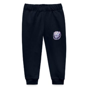 Futuristic Chest Device Graphic Tee - Baby Organic Sweatpants by Stanley/Stella - navy - Front