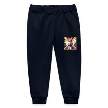 Schutzengel Pop-Art - Baby Organic Jogginghose Baby Tumbler von Stanley/Stella - Navy - Vorne