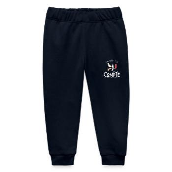 Ich kann nicht, ich habe meine verwaisten Socken gezählt - Baby Organic Jogginghose Baby Tumbler von Stanley/Stella - Navy - Vorne