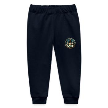 Schach Kreis Brett - Baby Organic Jogginghose Baby Tumbler von Stanley/Stella - Navy - Vorne