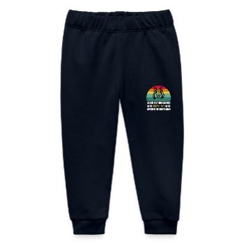 Das Leben ist besser mit einem Shetland-Schäferhund - Baby Organic Jogginghose Baby Tumbler von Stanley/Stella - Navy - Vorne
