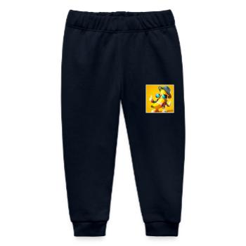 Banane - Baby Organic Jogginghose Baby Tumbler von Stanley/Stella - Navy - Vorne