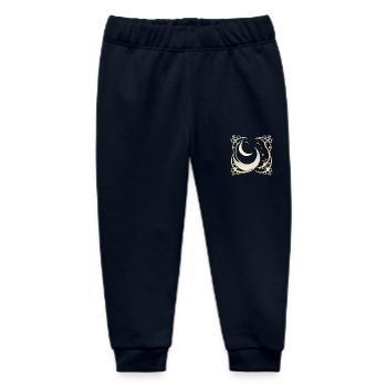 Ramadan Gift Eid Mubarak Islam Allah Muslim - Baby Organic Sweatpants by Stanley/Stella - navy - Front