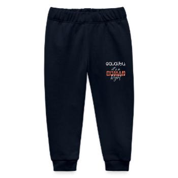 Equality: it's a human right - Baby Organic Sweatpants by Stanley/Stella - navy - Front