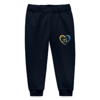 Diagramm des Down-Syndroms der Herzschleife - Baby Organic Jogginghose Baby Tumbler von Stanley/Stella - Navy - Vorne