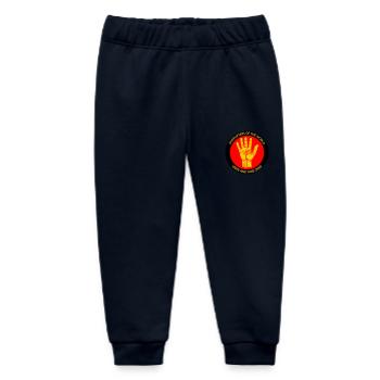 Ladendiebe vereinigt euch! - Baby Organic Jogginghose Baby Tumbler von Stanley/Stella - Navy - Vorne