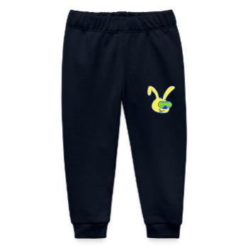 Lunettes de soleil lapin Grooves Stripes Fête Célébrer Fun - Pantalon de jogging bébé bio Stanley/Stella - marine - Devant