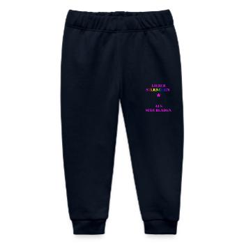 Lieber Sternchen als Schubladen Geschenkidee - Baby Organic Jogginghose Baby Tumbler von Stanley/Stella - Navy - Vorne