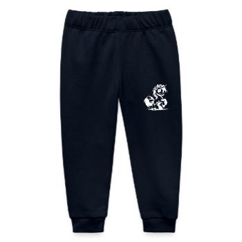 Unicorn mode on today – cuteness activated - Baby Organic Sweatpants by Stanley/Stella - navy - Front