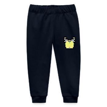 Pixel Krabbe - Baby Organic Jogginghose Baby Tumbler von Stanley/Stella - Navy - Vorne