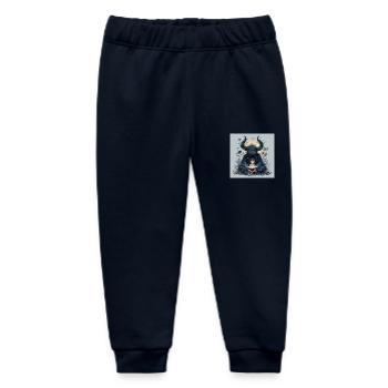Do not disturb! - Baby Organic Sweatpants by Stanley/Stella - navy - Front