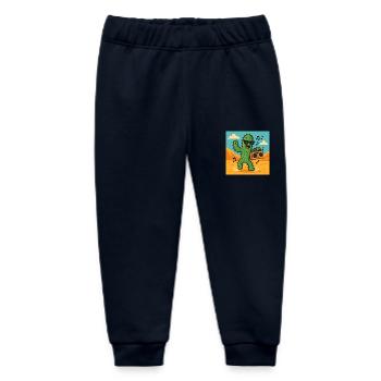 Cactus DJ – Der König der Wüste - Baby Organic Jogginghose Baby Tumbler von Stanley/Stella - Navy - Vorne