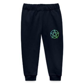 pentagram ebru 5 - Baby Organic Jogginghose Baby Tumbler von Stanley/Stella - Navy - Vorne