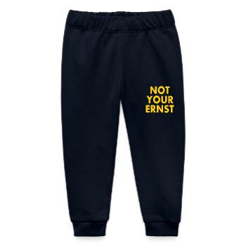Not your ernst - Baby Organic Jogginghose Baby Tumbler von Stanley/Stella - Navy - Vorne