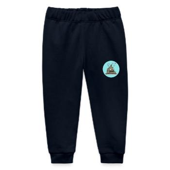 Leckeres Essen - Baby Organic Jogginghose Baby Tumbler von Stanley/Stella - Navy - Vorne