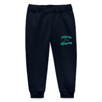 T-Shirt Ich kann kein Aquapony haben - Baby Organic Jogginghose Baby Tumbler von Stanley/Stella - Navy - Vorne