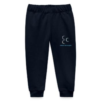 demi-lune e 733 - Pantalon de jogging bébé bio Stanley/Stella - marine - Devant