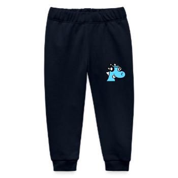 Cool DJ Dino Gesicht Dinosaurier Party Kopf Spaß - Baby Organic Jogginghose Baby Tumbler von Stanley/Stella - Navy - Vorne