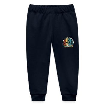 Vintage 1973 Retro - Best Seller - Baby Organic Sweatpants by Stanley/Stella - navy - Front