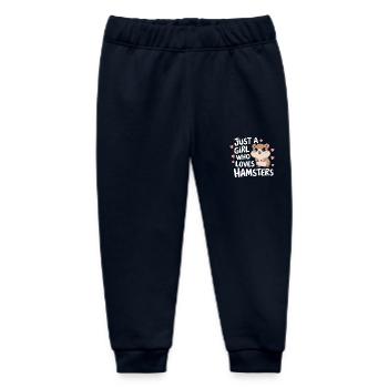 Hamster - Baby Organic Jogginghose Baby Tumbler von Stanley/Stella - Navy - Vorne