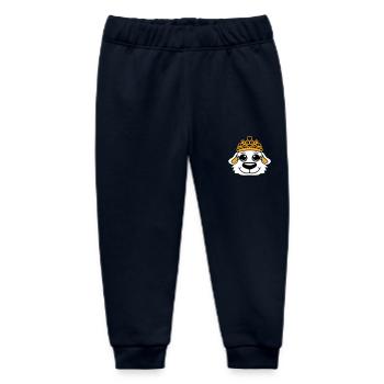 Hund Krone Königin Mädchen Hübsch Prinzessin Frau - Baby Organic Jogginghose Baby Tumbler von Stanley/Stella - Navy - Vorne