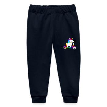 Scooter Roller - Baby Organic Sweatpants by Stanley/Stella - navy - Front