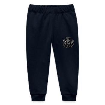 Engine Vehicle Symbol Tuning - Baby Organic Sweatpants by Stanley/Stella - navy - Front