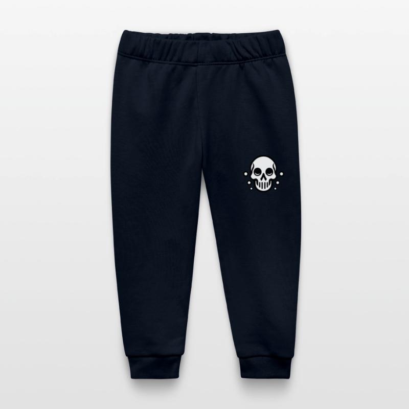 Bubble Skull - Comic Design Baby Organic Sweatpants by Stanley/Stella