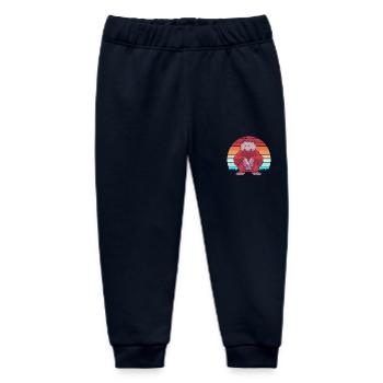 Orang Utan - Baby Organic Jogginghose Baby Tumbler von Stanley/Stella - Navy - Vorne