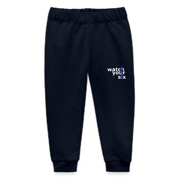 watch your six - Baby Organic Jogginghose Baby Tumbler von Stanley/Stella - Navy - Vorne