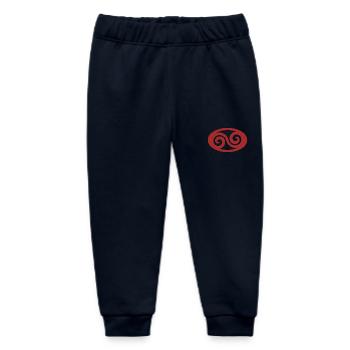 Wave tribal - Baby Organic Sweatpants by Stanley/Stella - navy - Front