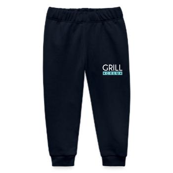 Grill Crew - Baby Organic Sweatpants by Stanley/Stella - navy - Front