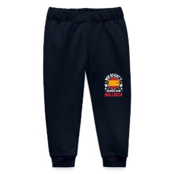 I've had enough, I have to go to Mallorca - Baby Organic Sweatpants by Stanley/Stella - navy - Front