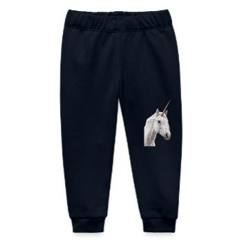 Unicorn - Baby Organic Sweatpants by Stanley/Stella - navy - Front