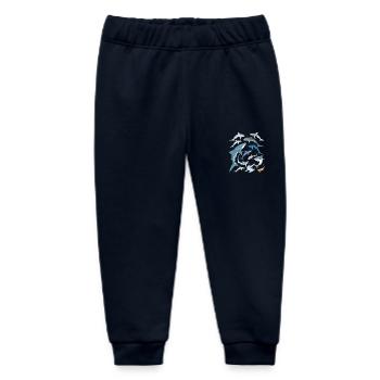 Tigerhai Blauhai Walhai Haiarten - Baby Organic Jogginghose Baby Tumbler von Stanley/Stella - Navy - Vorne