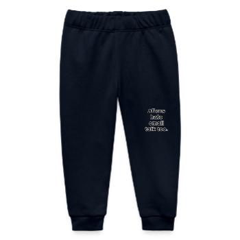 Les extraterrestres détestent les bavardages - Pantalon de jogging bébé bio Stanley/Stella - marine - Devant